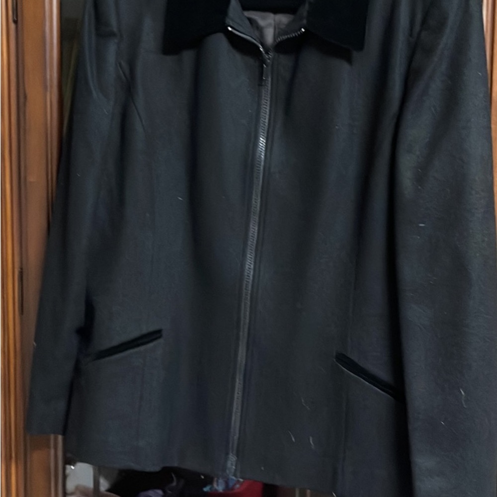 Urban Wool Merino Collection Black Jacket Size 16